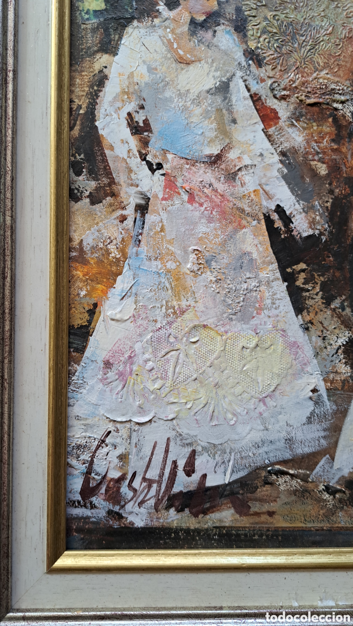 Arte: Cuadro Collage y &oacute;leo de Josep Costa Vila - Foto 3