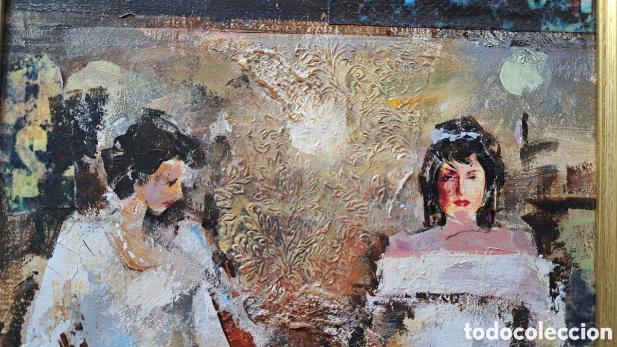 Arte: Cuadro Collage y &oacute;leo de Josep Costa Vila - Foto 7