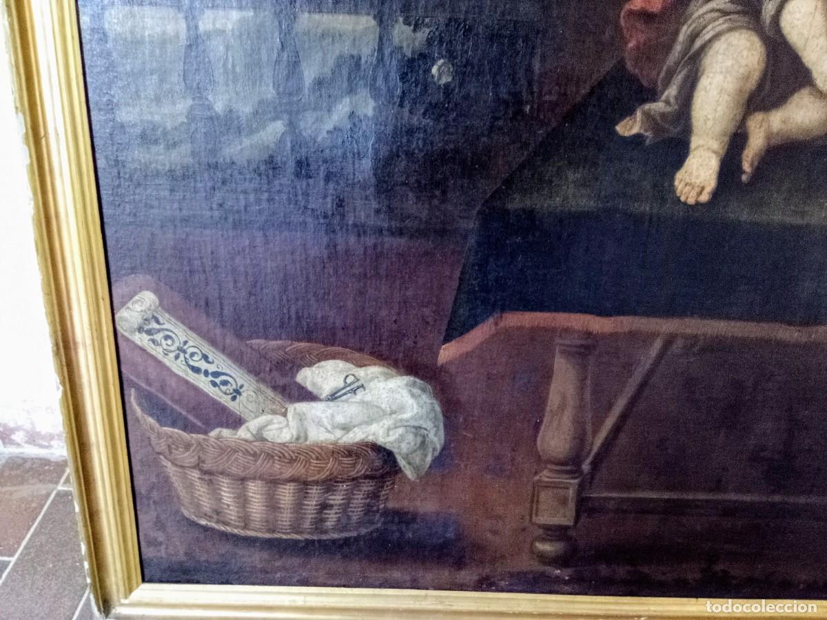 Arte: Cuadro del s XVIIII de Sta Rosa de Lima - Foto 2