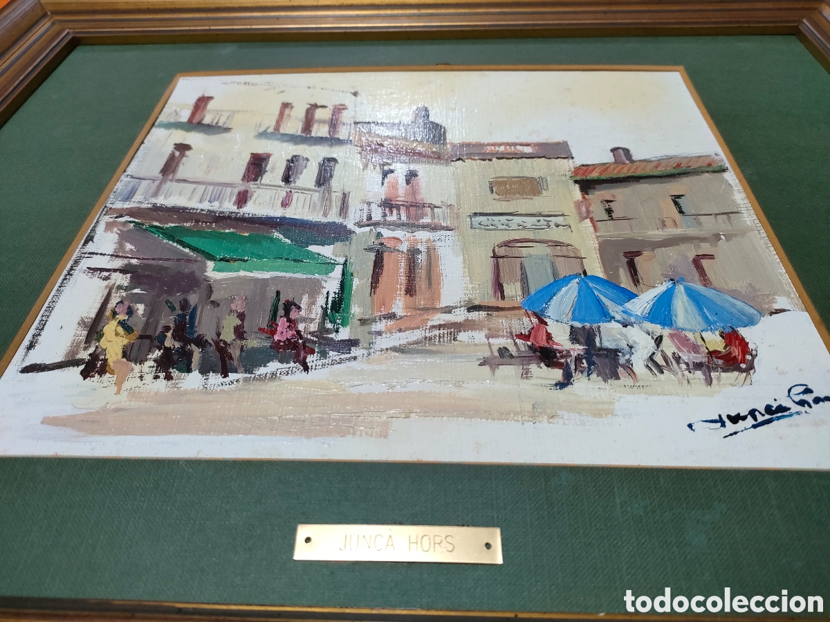 Arte: Oleo del pintor catal&aacute;n Joan Junc&aacute; Hors - Foto 5
