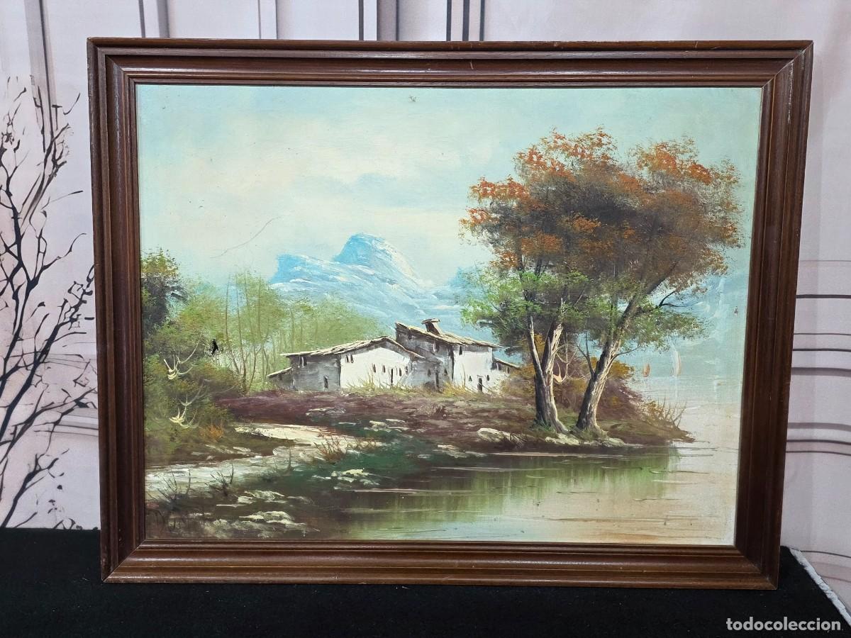 Arte: Oleo sobre lienzo enmarcado - Foto 1