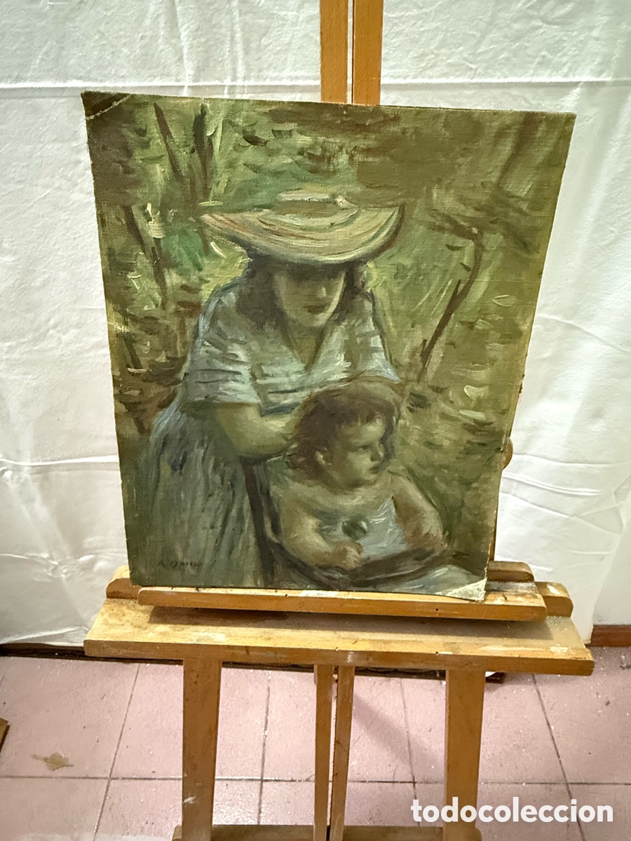 Arte: ALFREDO OPISSO CARDONA (Barcelona, 1907 &ndash; Matar&oacute;, Barcelona, 1980).&oacute;leo sobre tabla firmado