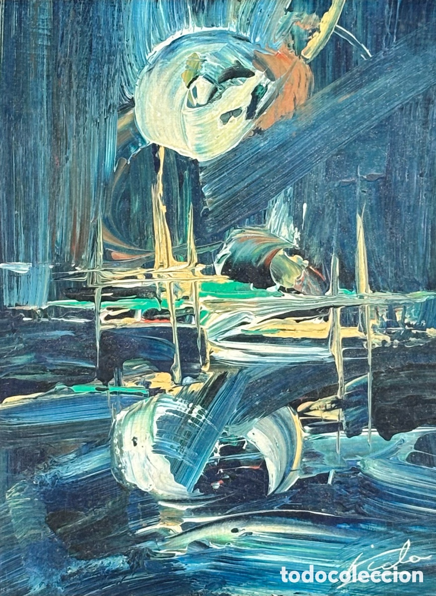 Arte: MANUEL VIOLA - COMPOSICI&Oacute;N - &Oacute;LEO SOBRE TABLA