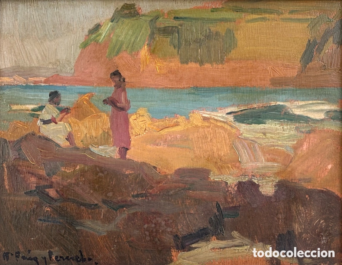 Art: BONAVENTURA PUIG PERUCHO - PAISAJE MALLORQU&Iacute;N, A&Ntilde;O 1938 - OLEO TABLA