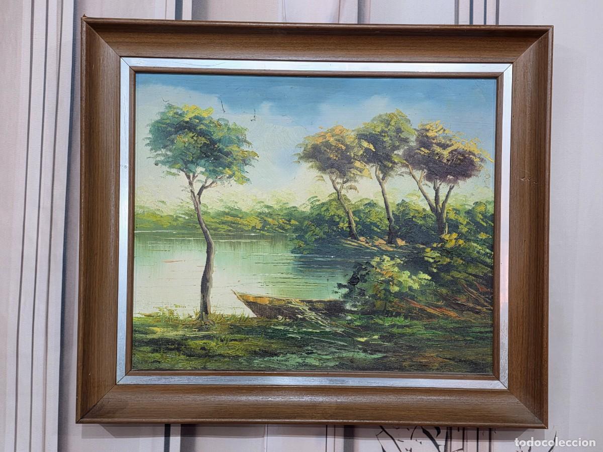 Arte: Oleo sobre lienzo enmarcado - Foto 1
