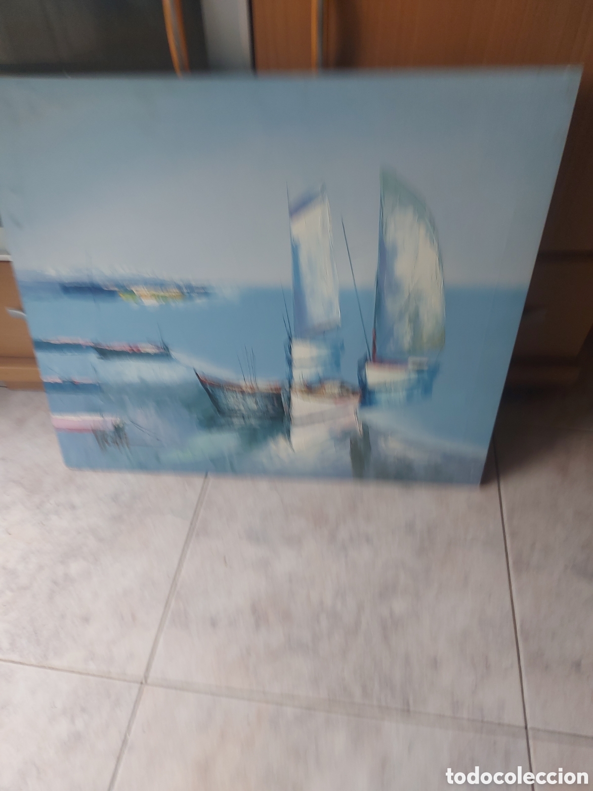 Arte: los barcos oleo mas me - Foto 2