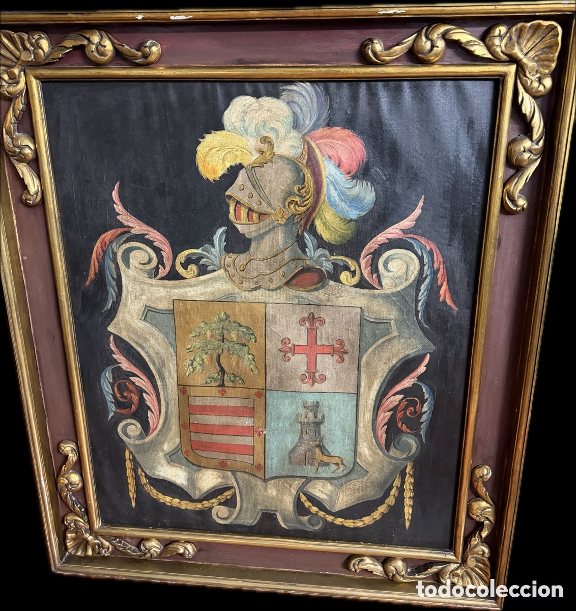 Arte: &Oacute;leo her&aacute;ldico XVIII-XIX - Foto 1