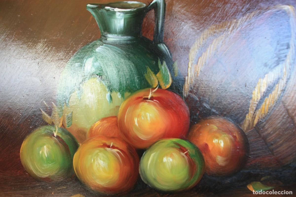 Arte: OLEO SOBRE LIENZO BODEGON DE FRUTAS - Foto 3