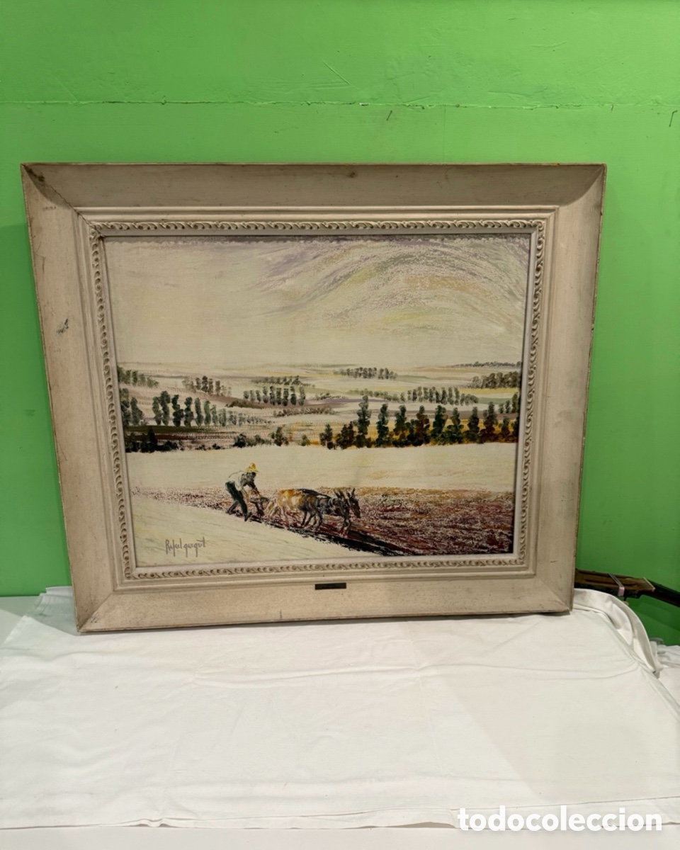 Arte: RAFAEL GARGUT (Le&oacute;n, 1935 - Madrid, 2016) &oacute;leo sobre lienzo firmado у enmarcado . Dimensiones:(70X60