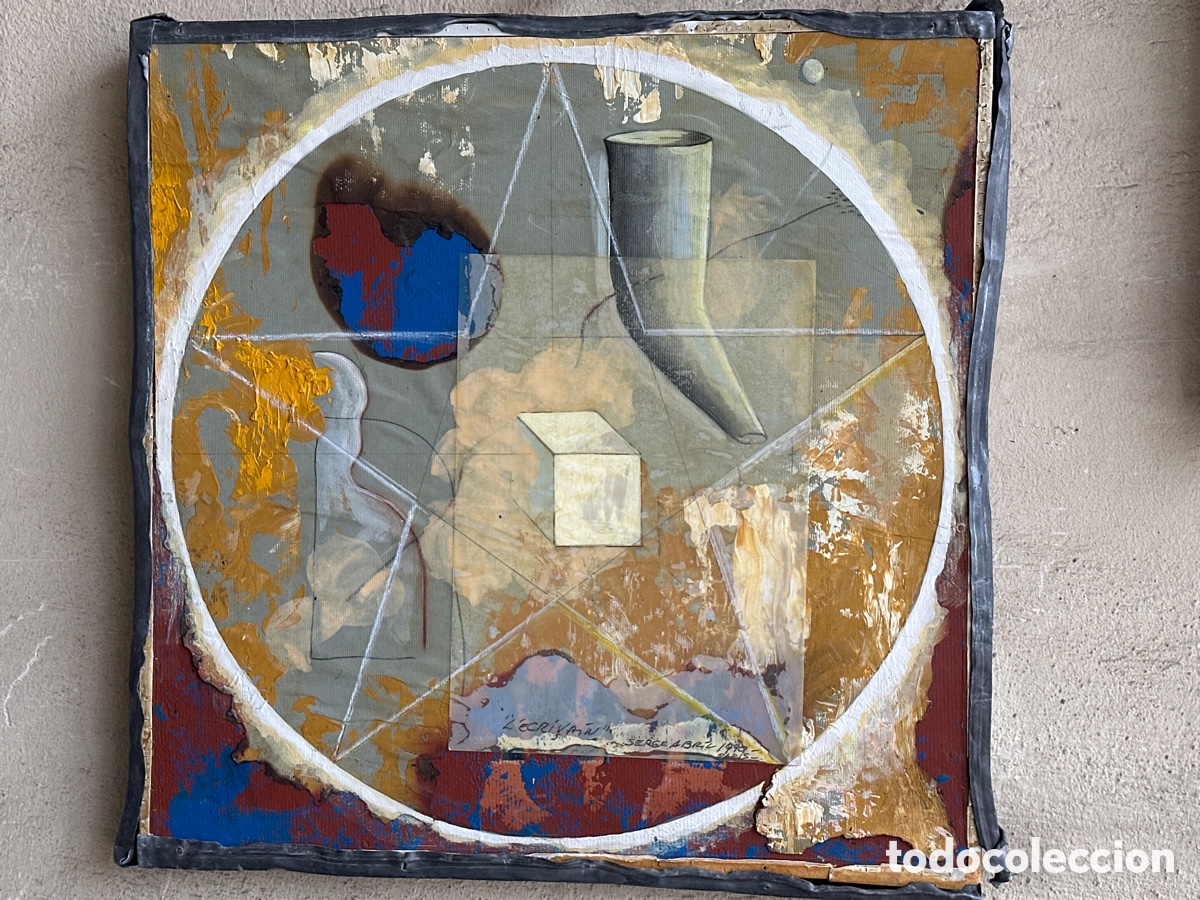 Arte: &Oacute;LEO ORIGINAL &mdash; &rdquo;L'&Eacute;CRIVAIN&rdquo; (EL ESCRITOR) &mdash; SERGE ABRIL, 1990.