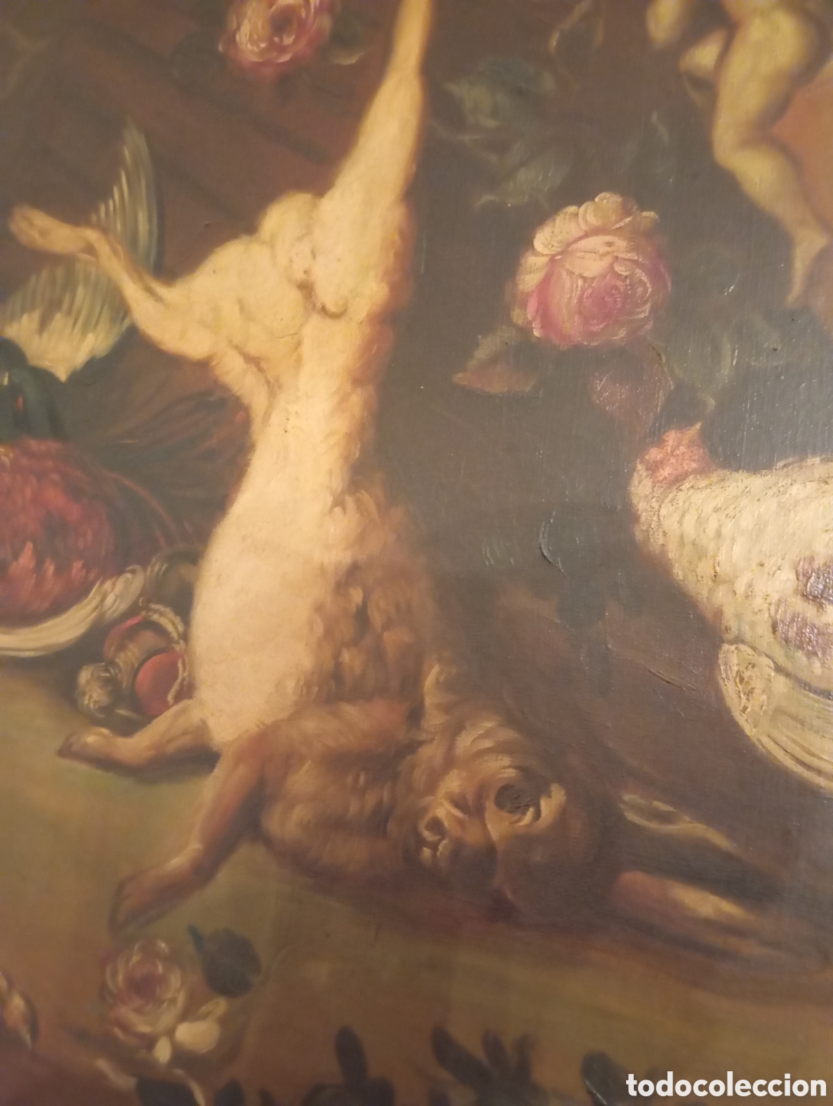 Arte: Gran bodeg&oacute;n. &Oacute;leo. Escuela Adrian De Utretch. Caza - Foto 12