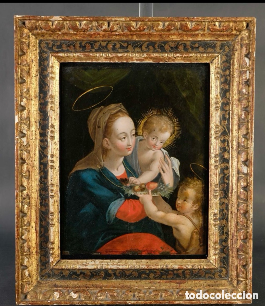 Art: GREGORIO GAMARRA,(1570-1642 CUZCO, PER&Uacute;) Realizado hacia 1607-10). Oleo/Cobre.