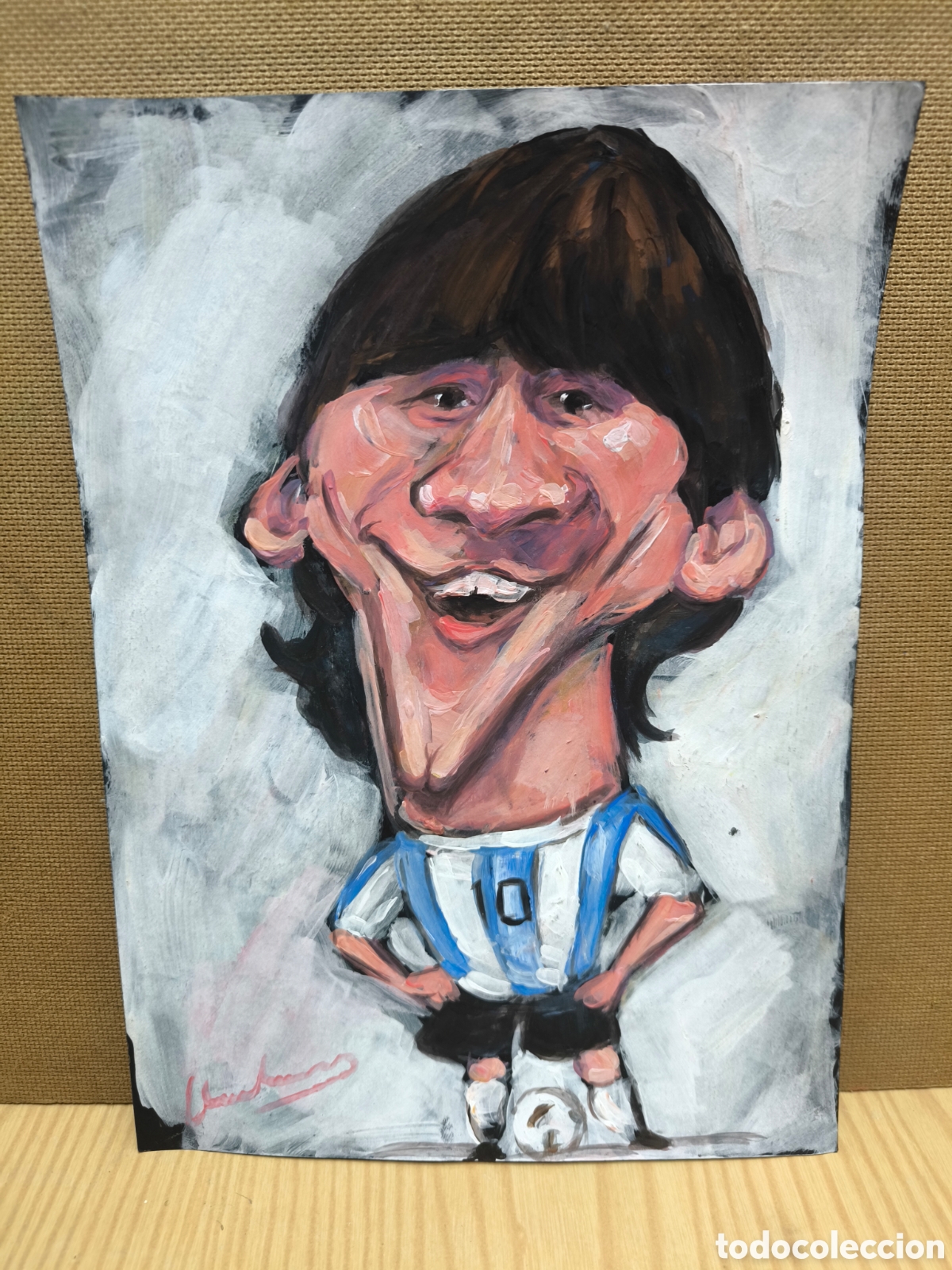 Arte: Leo Messi ( art) caricatura