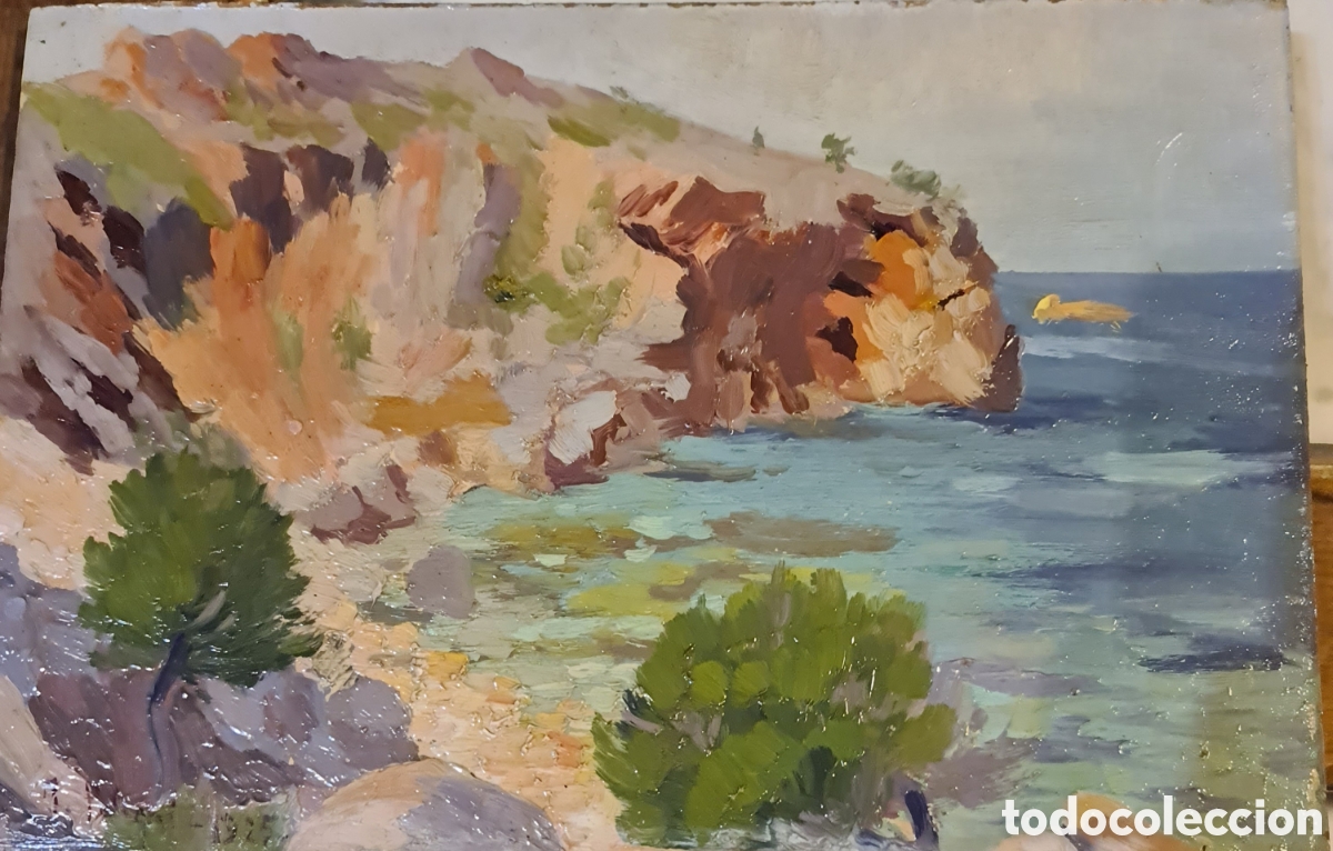 Arte: Pintura al &oacute;leo tablex / J. PELEGRI (1925)