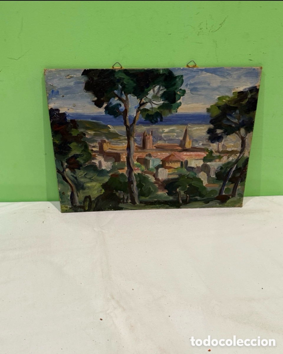 Art: &Oacute;leo sobre tablex firmado