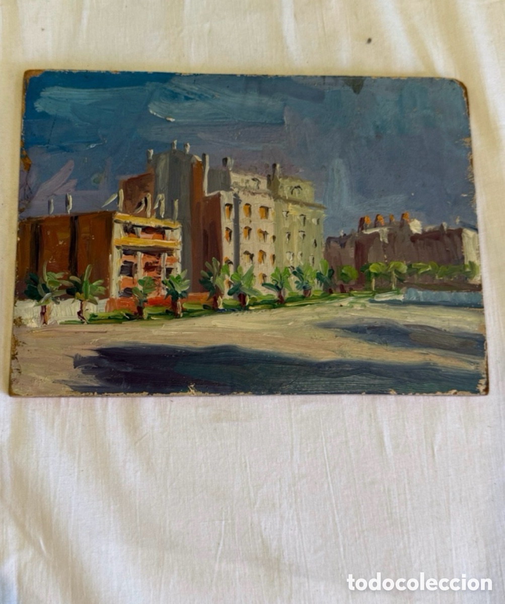 Art: ARTURO MARTINEZ CABEZAS (VALENCIA 1899 - BARCELONA ? ) OLEO SOBRE TABLEX.