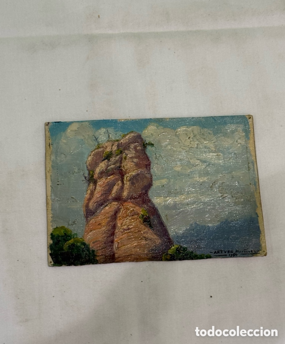 Art: ARTURO MARTINEZ (VALENCIA 1899 - BARCELONA) OLEO SOBRE TABLEX FIRMADO.