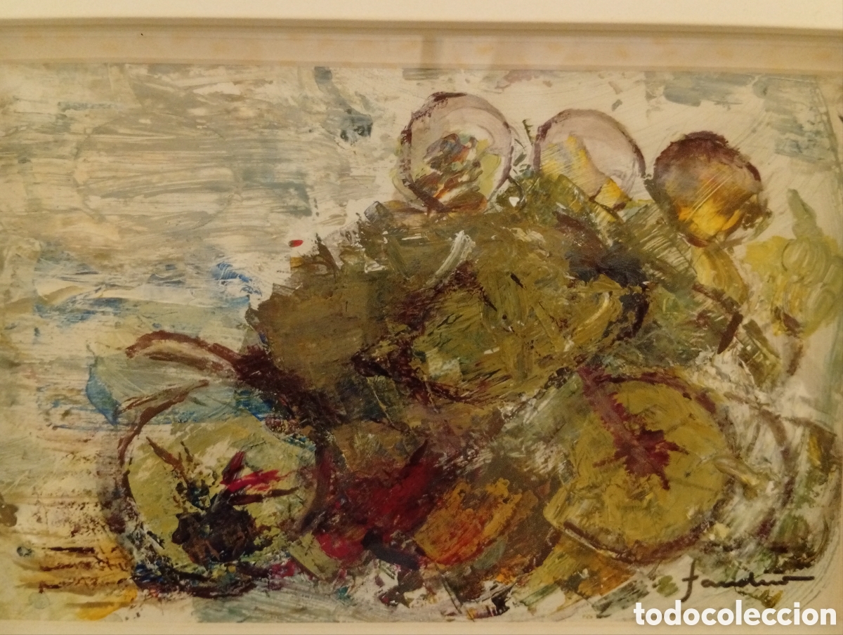 Arte: Pintura gallega oleo de Pilar Fandi&ntilde;o ( La Coru&ntilde;a,)