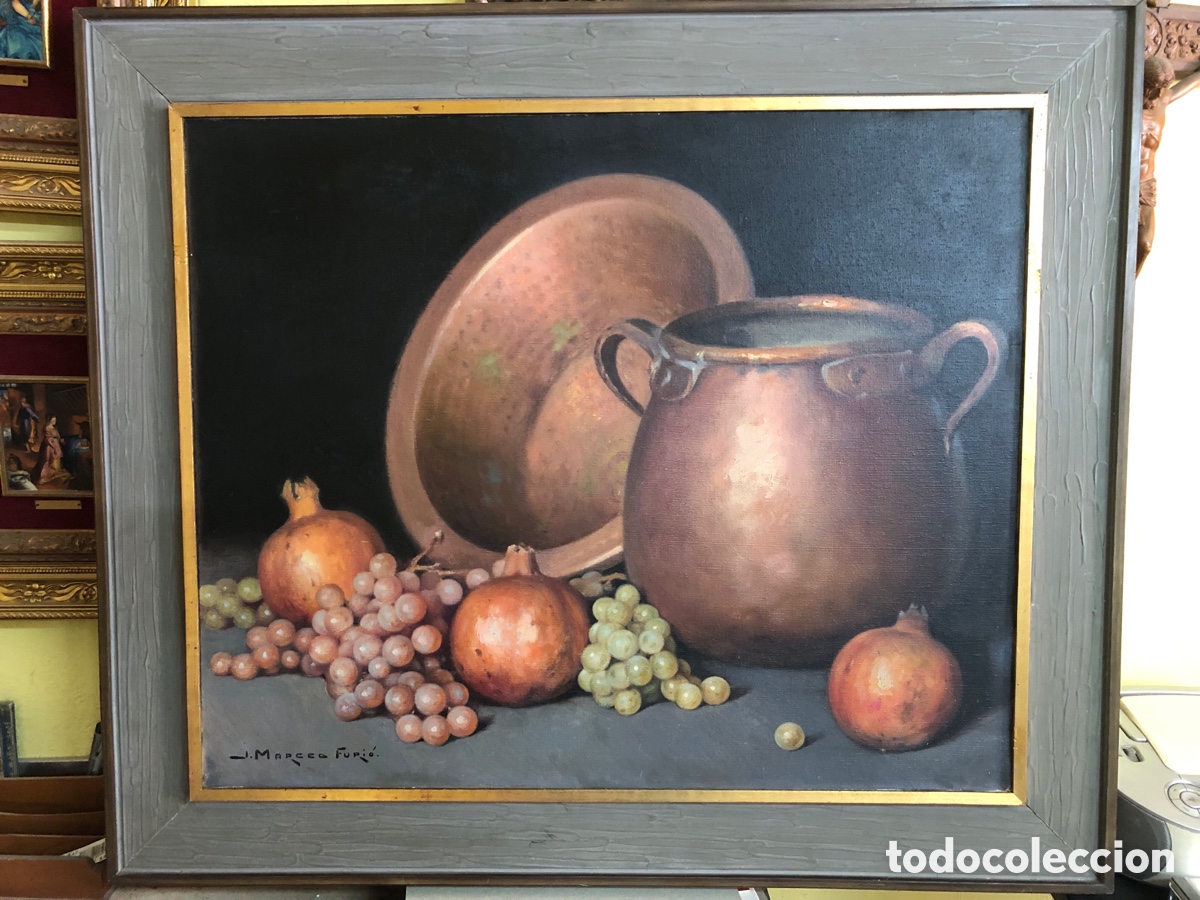 Arte: J.Marced furio oleo/lienzo medidas 73x61 con marco 93x80