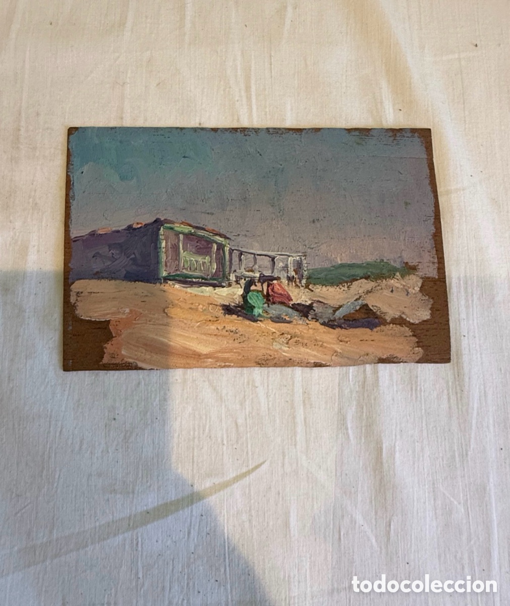 Arte: ARTURO MARTINEZ CABEZAS (VALENCIA 1899 - BARCELONA ? ) OLEO SOBRE TABLEX.