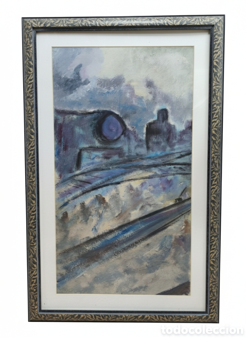 Kunst: Gran Cuadro de Autor &ndash; Obra Contempor&aacute;nea con Texturas (1992)