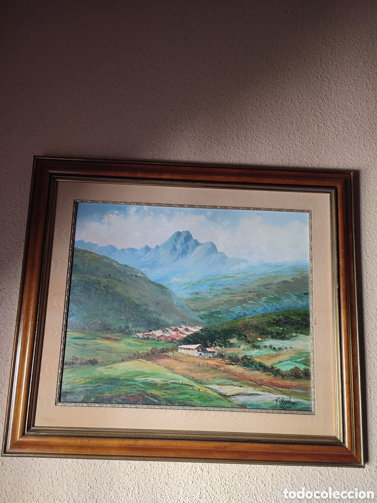 Arte: Oleo sobre lienzo Monta&ntilde;as del norte - Foto 3