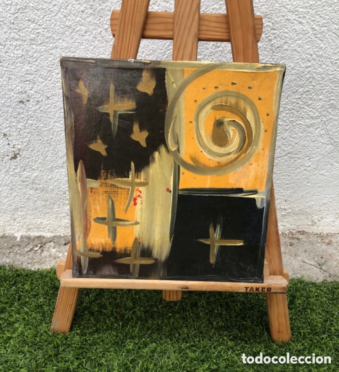 Art: &Oacute;leo sobre lienzo sin firma.