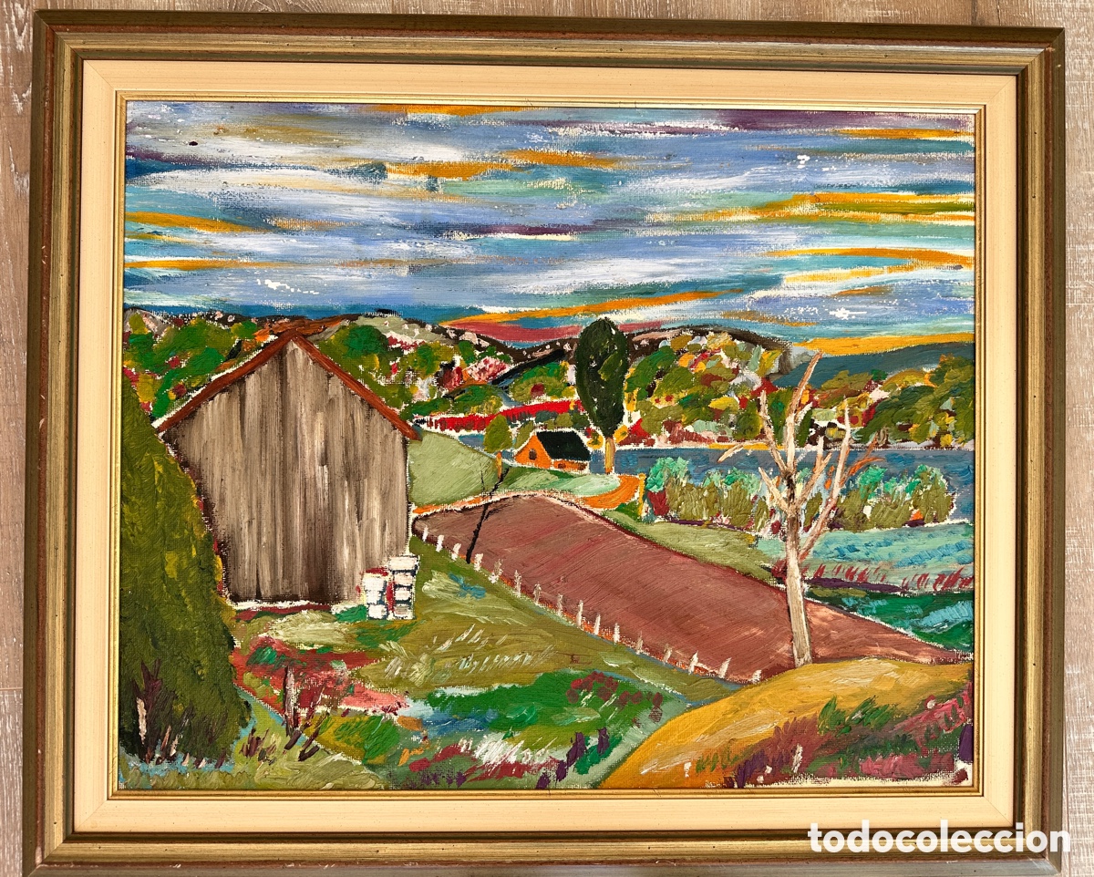 Arte: Pintura Campi&ntilde;a Canadiense de Marc Aur&egrave;le Fortin