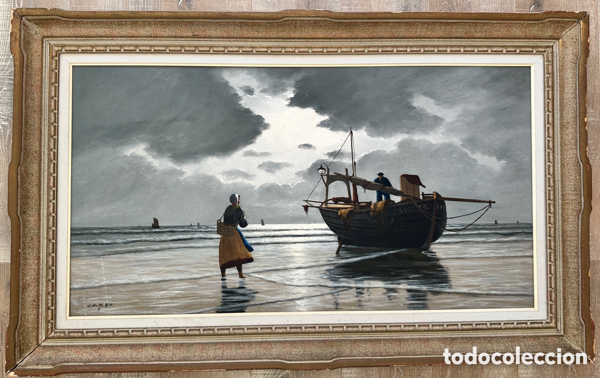 Arte: &Oacute;leo sobre lienzo Francois Carbu