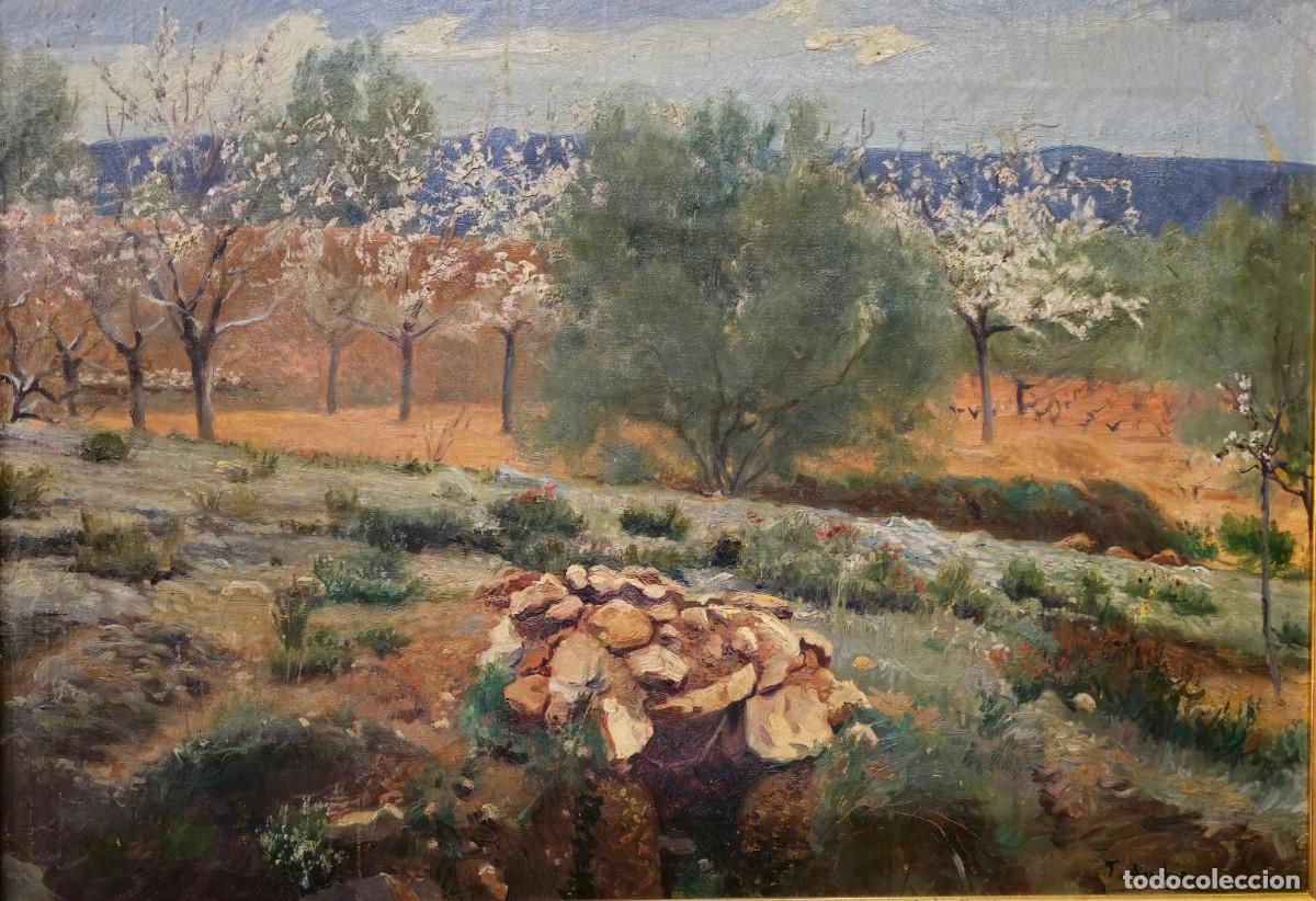 Arte: TEODORO ANDREU SENTAMANS (Alzira 1870-Valencia 1935). Un calero. &Oacute;leo/lienzo 50 x 70 cm. Catalogado