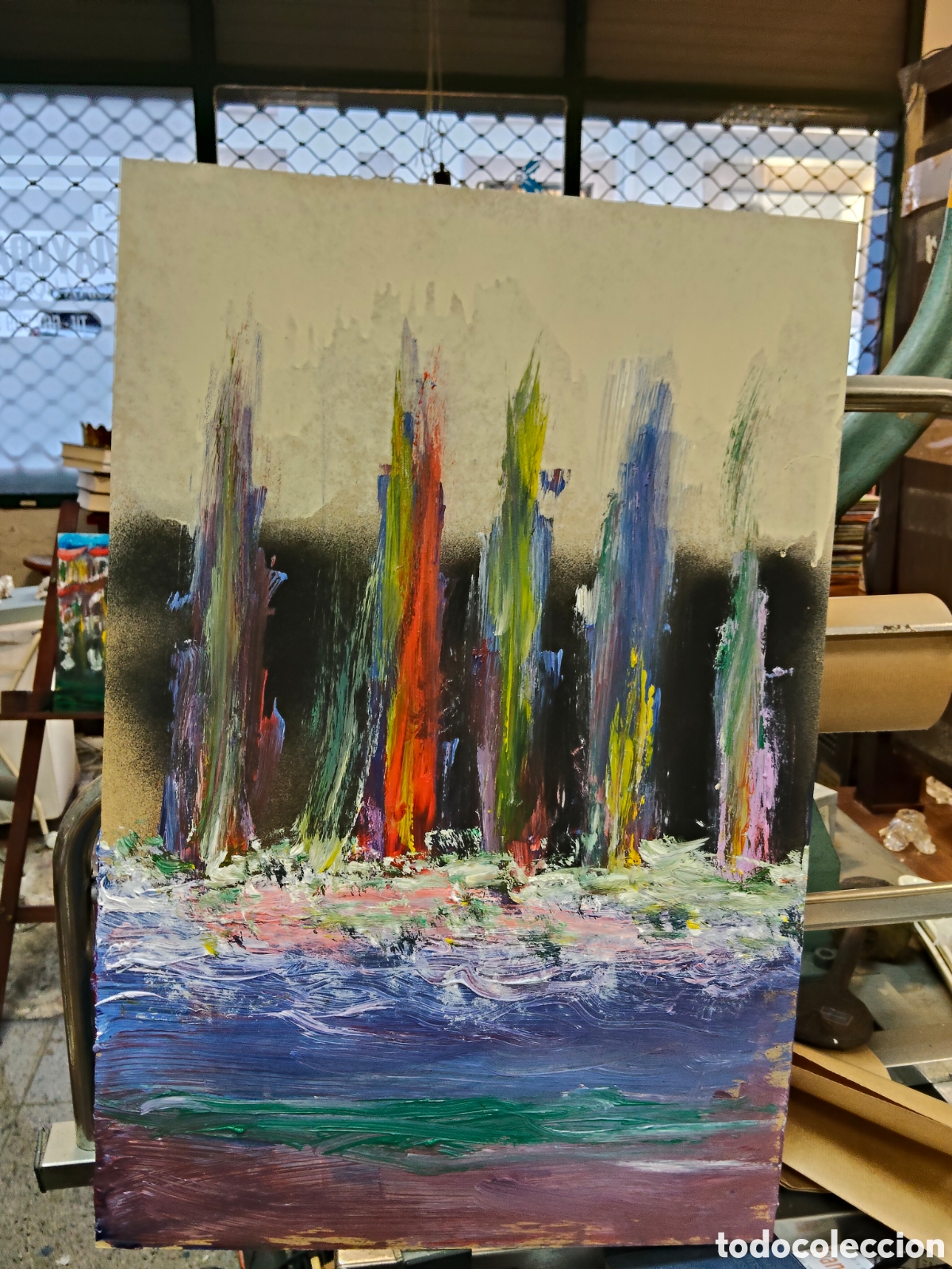 Arte: &Oacute;leo sobre tabla Enrique V