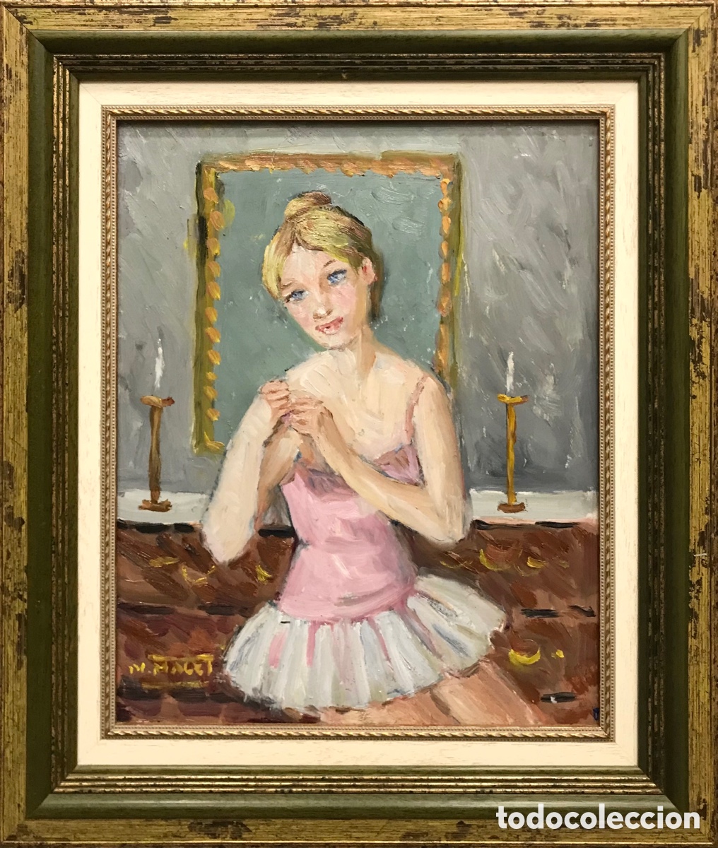 Arte: &rdquo;Bailarina&rdquo; Merceces Malet Travy (1918-2014) - Foto 2
