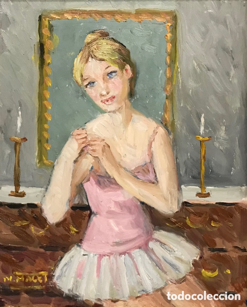 Arte: &rdquo;Bailarina&rdquo; Merceces Malet Travy (1918-2014) - Foto 3