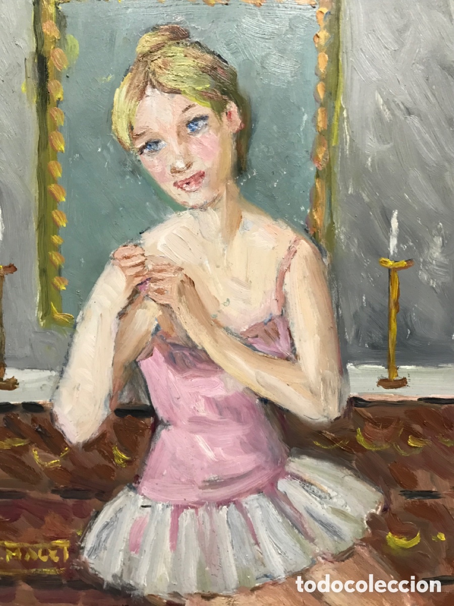 Arte: &rdquo;Bailarina&rdquo; Merceces Malet Travy (1918-2014) - Foto 6
