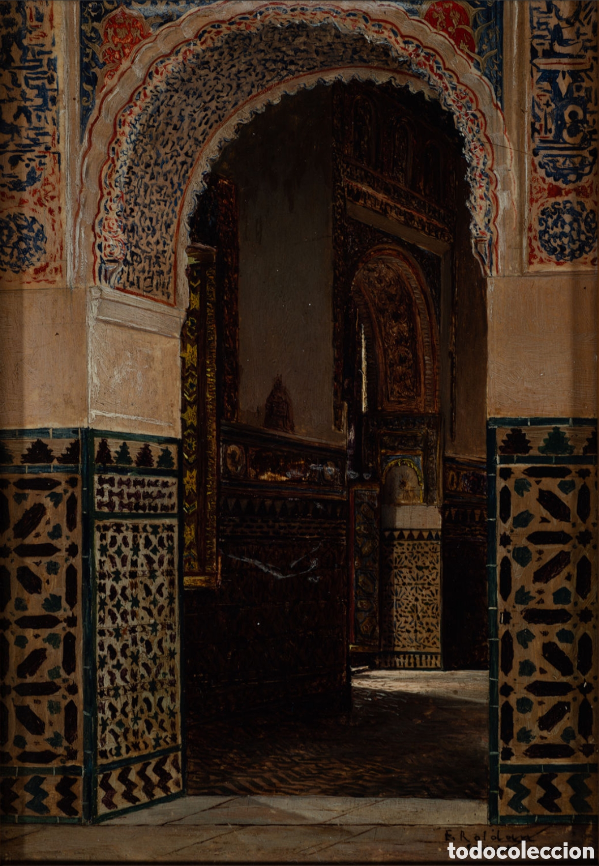 Arte: INTERIOR DE LA ALHAMBRA - Foto 2