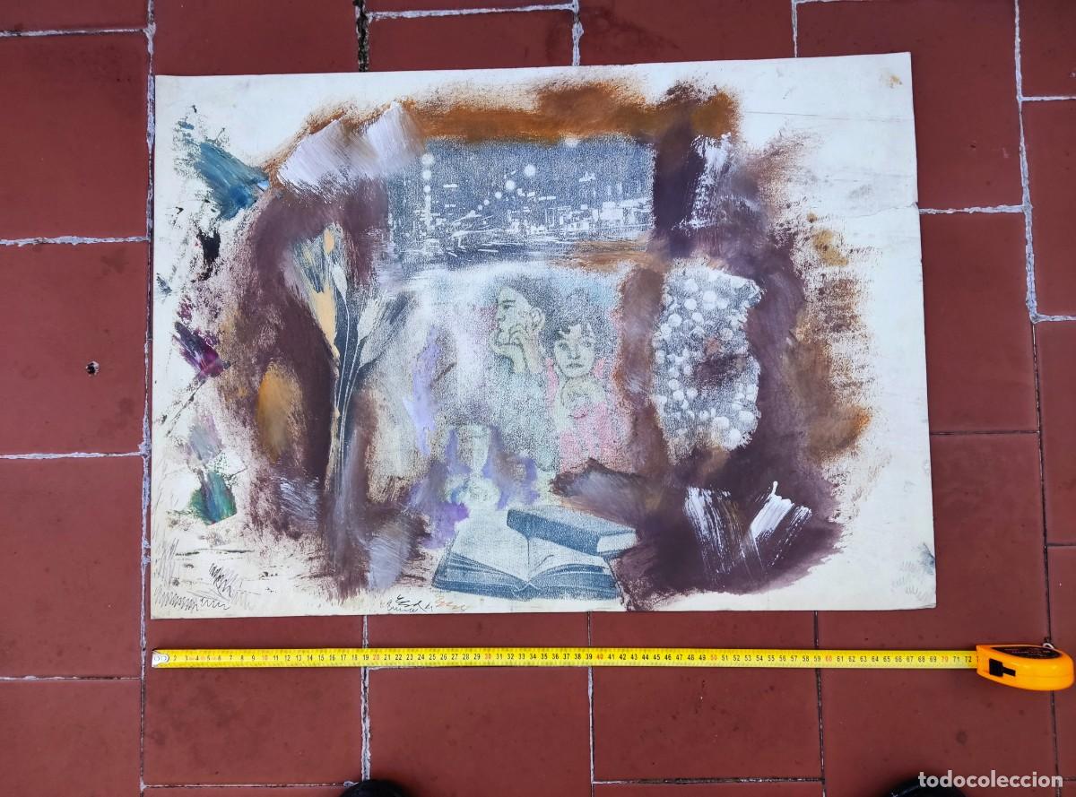 Arte: Extra&ntilde;o dibujo a manera de collage - Foto 1