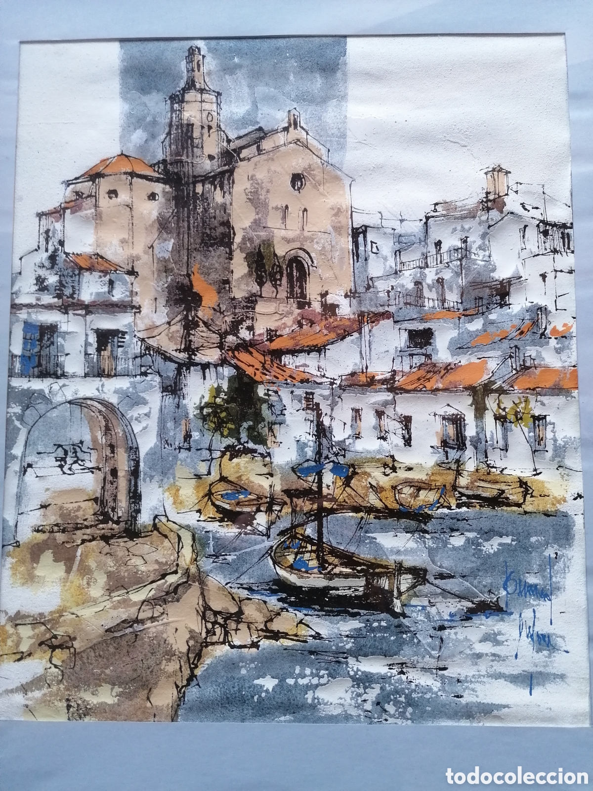 Arte: Cuadro Bernard Dufour. - Foto 2