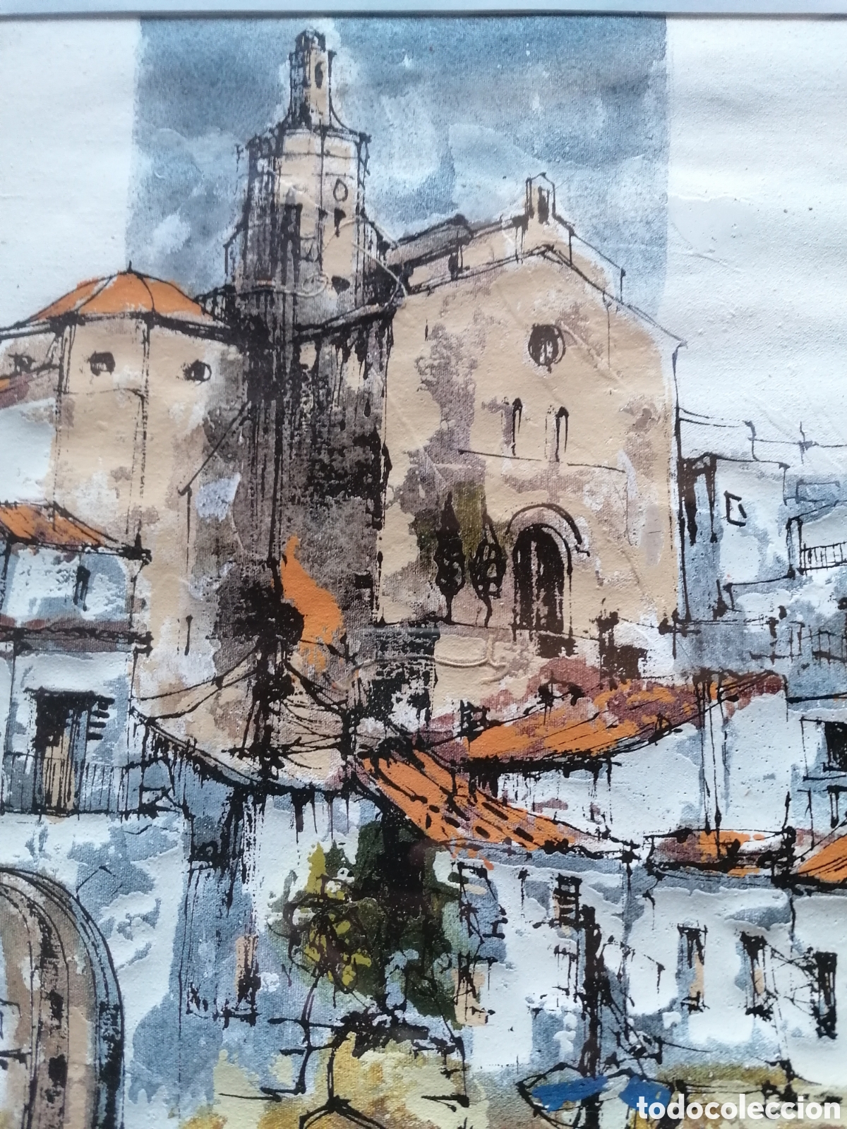 Arte: Cuadro Bernard Dufour. - Foto 4
