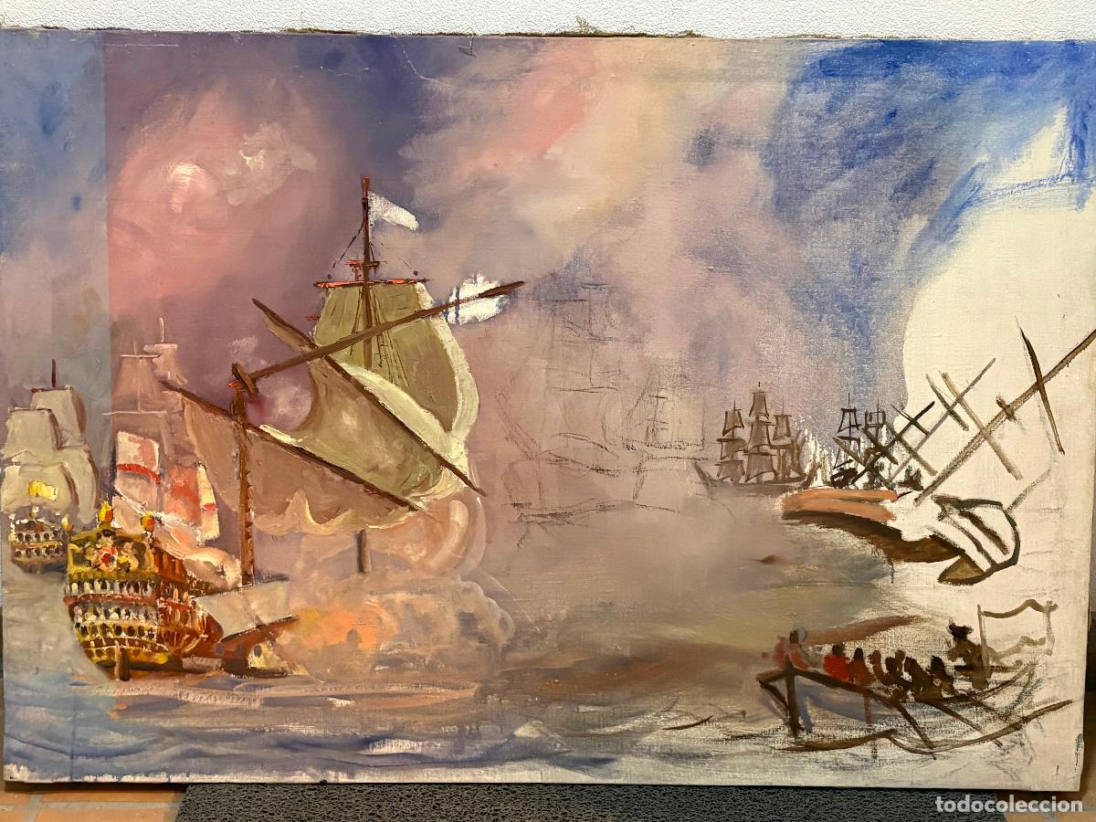 Arte: Batalla naval, por Camilo Pena Casal