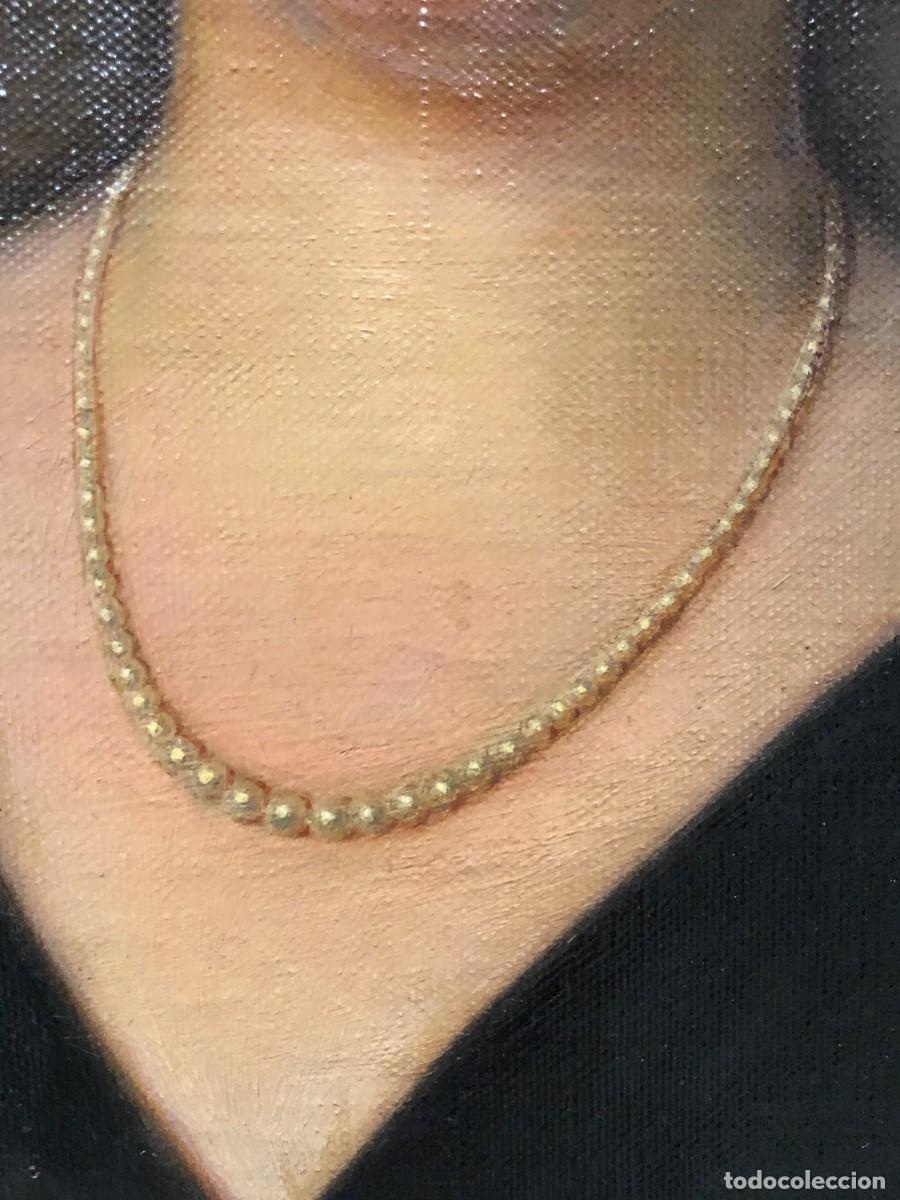 Arte: magnfico retrato de muchacha con collar - Foto 7