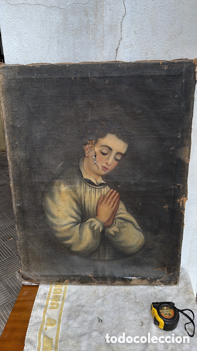 Arte: ANTIGUO CUADRO PARA RESTAURAR