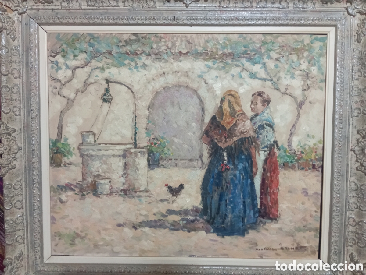 Arte: Oleo estilo postimpresionista Pascual Brunet