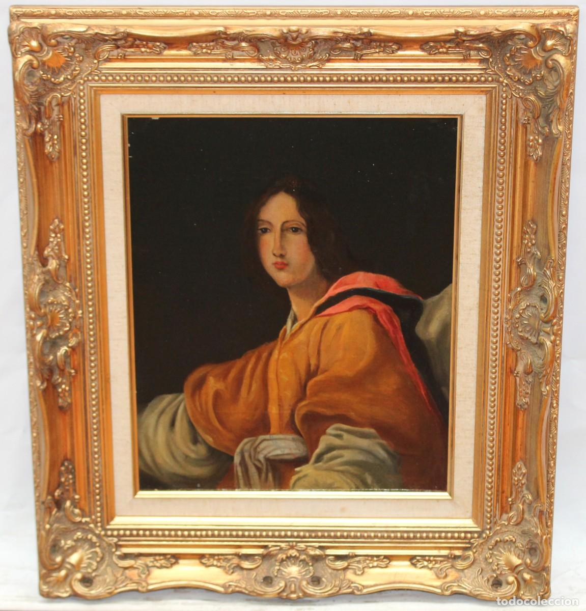 Arte: ESCUELA ITALIANA (SIGLO XIX) OLEO SOBRE TELA. JUDITH (Según Cristofano Allori)