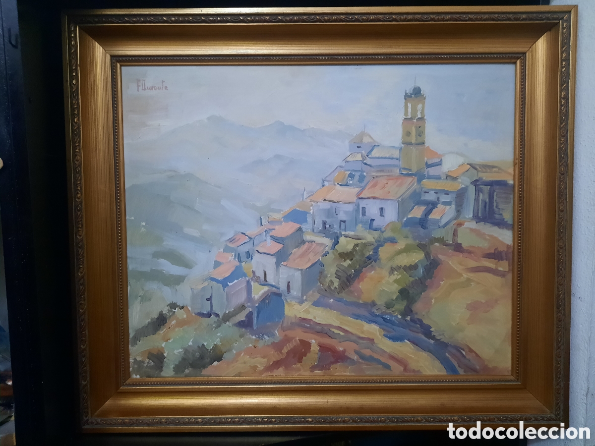 Arte: &Oacute;LEO SOBRE LIENZO ENMARCADO - FIRMADO FERMIN DURANTE