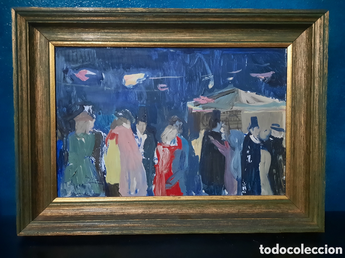 Arte: &Oacute;LEO SOBRE TABLA - FIRMADO AYUSO