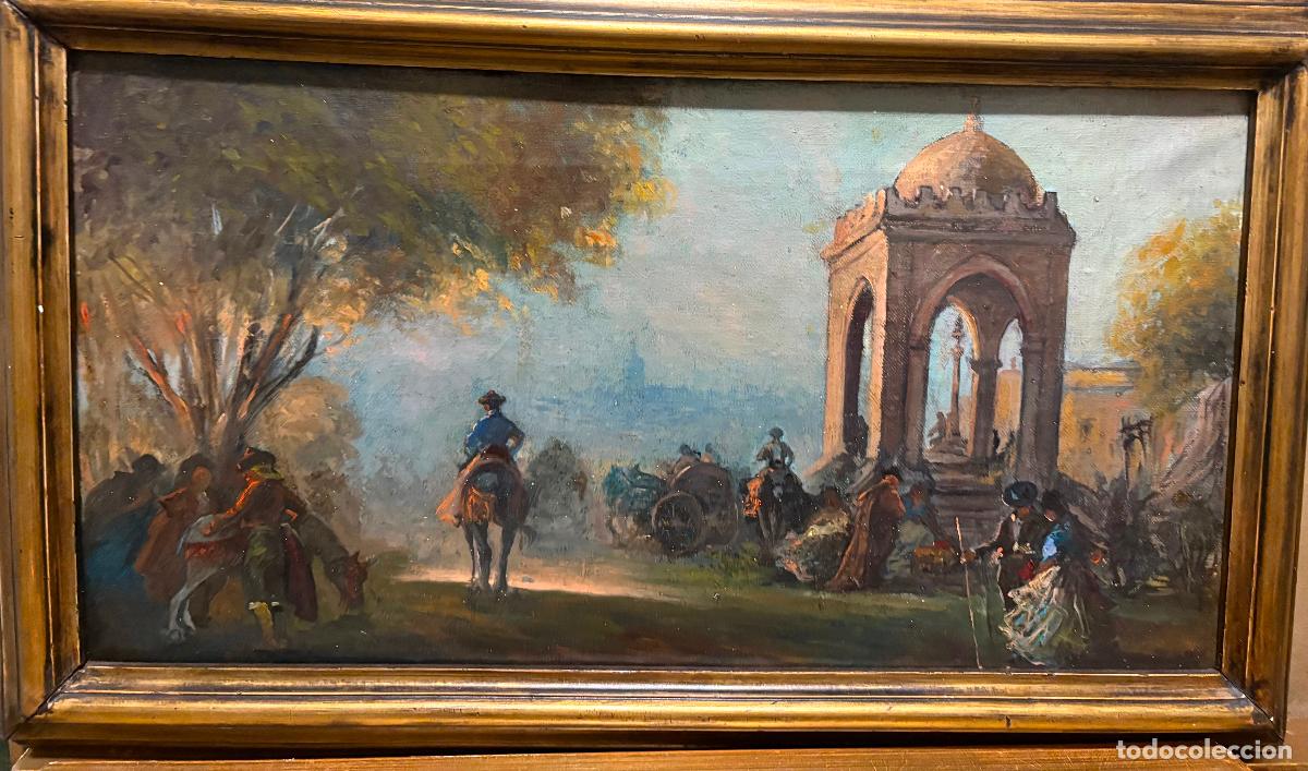 Arte: La Cruz del Campo. Escuela Sevillana S. XIX.