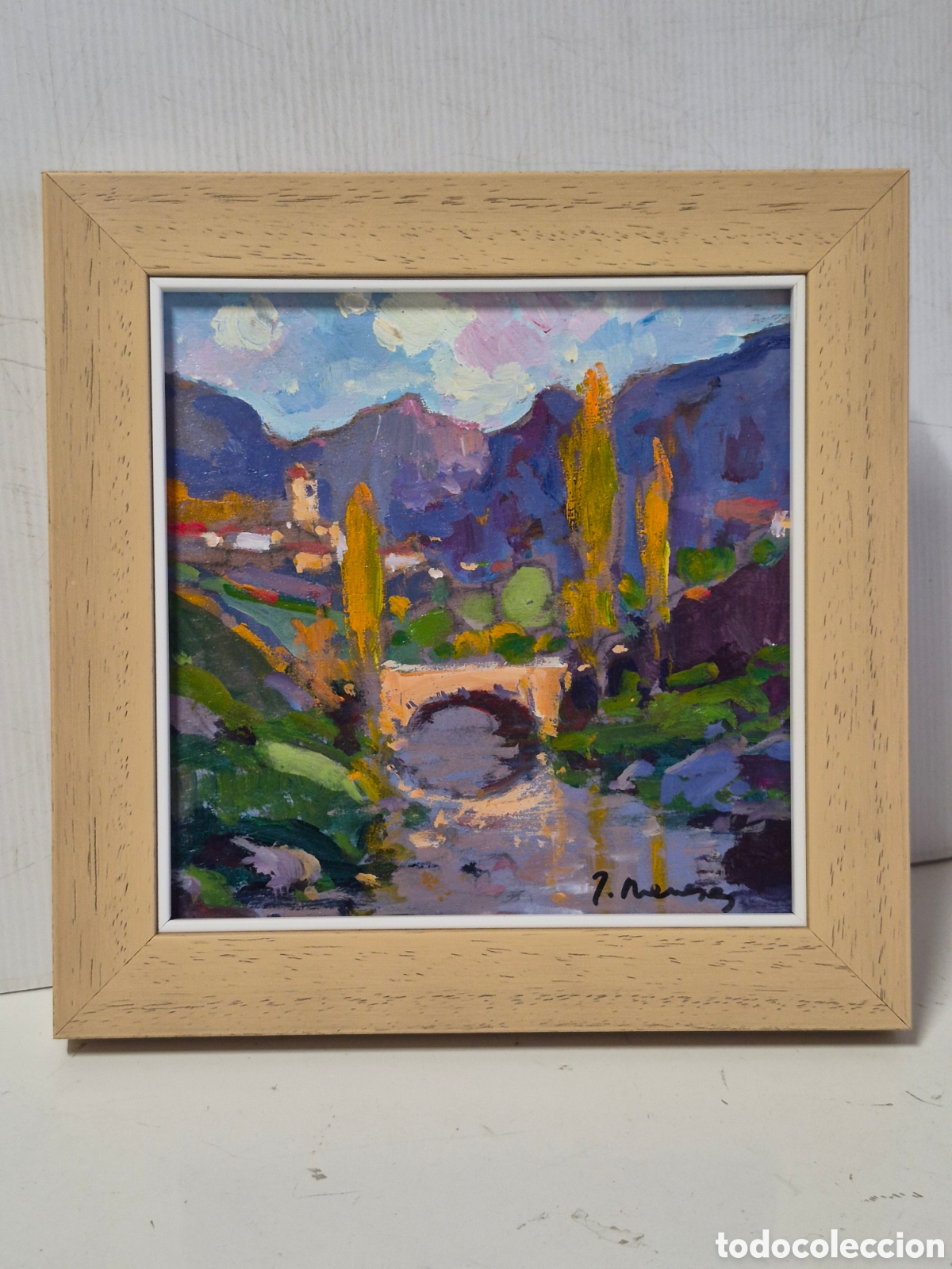 Arte: Josep Meneses tapias,oleo tabla