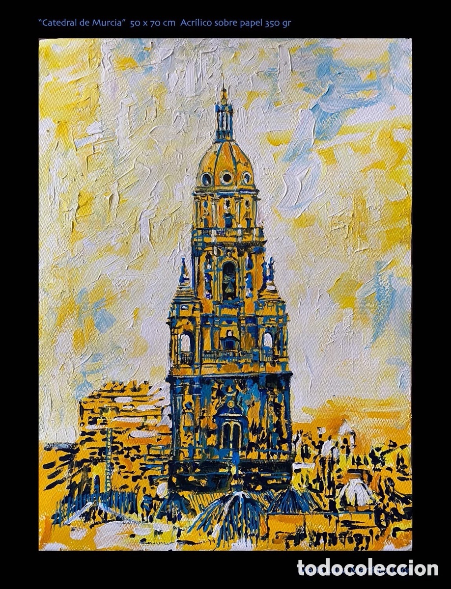 Arte: Pintura contempor&aacute;nea Catedral de Murcia de la escultora Mar&iacute;a Luisa Mart&iacute;nez