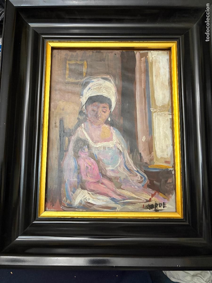 Arte: Maternidad por Manuel Fern&aacute;ndez Luque (&Eacute;cija, Sevilla, 1919 - Valencia, 2005)