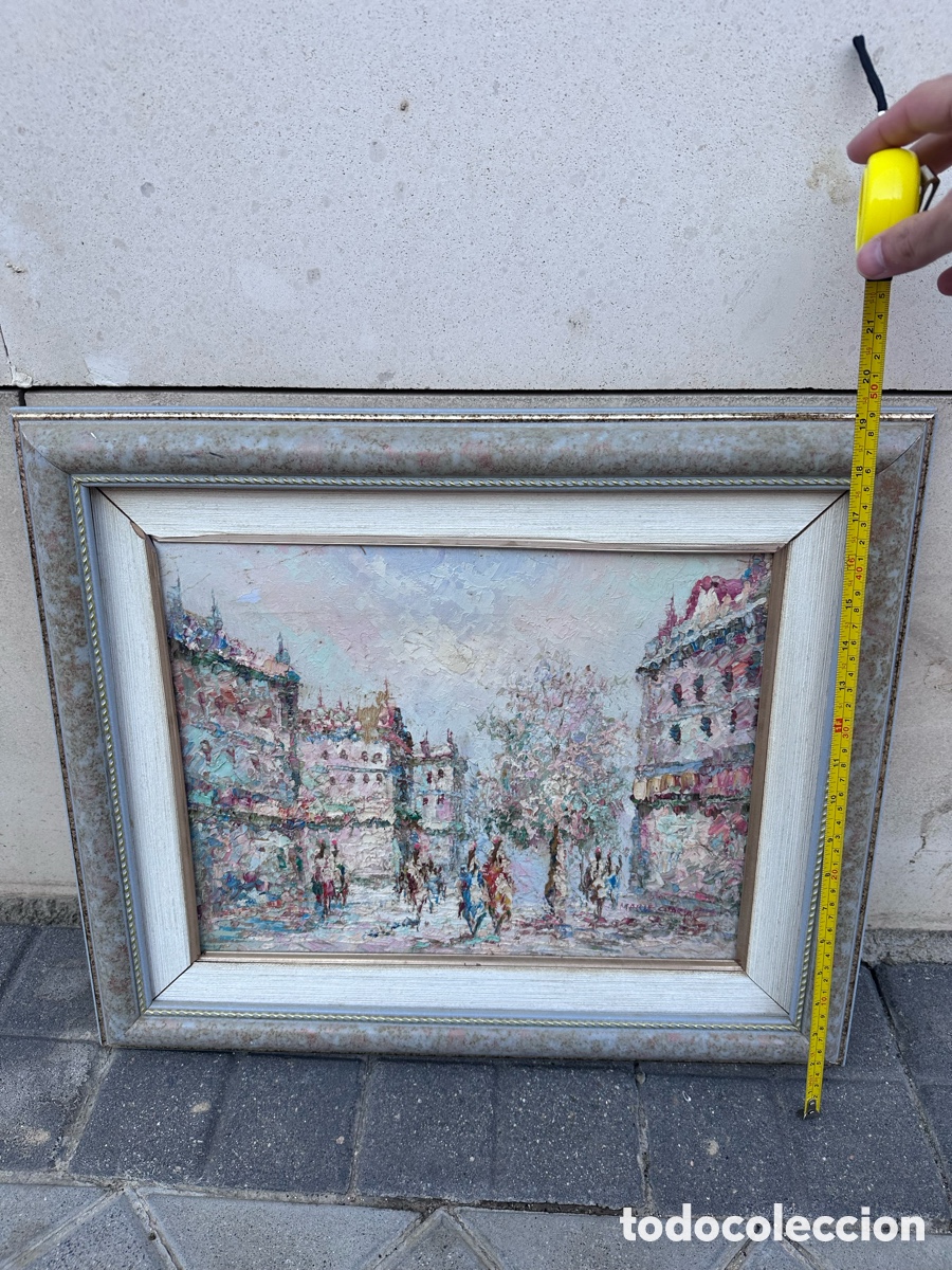 Arte: Antiguo &Oacute;leo Post Impresionista - Firmado